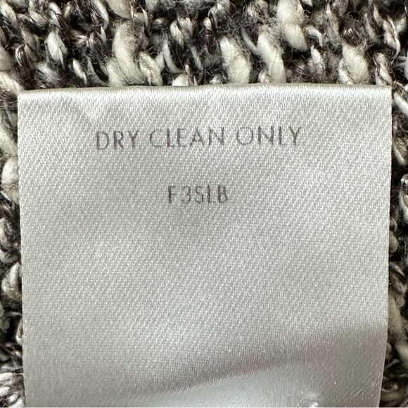 Eileen Fisher Linen Cotton Blend Dark Brown Marled Sweater, Sz Medium - Picture 12 of 13